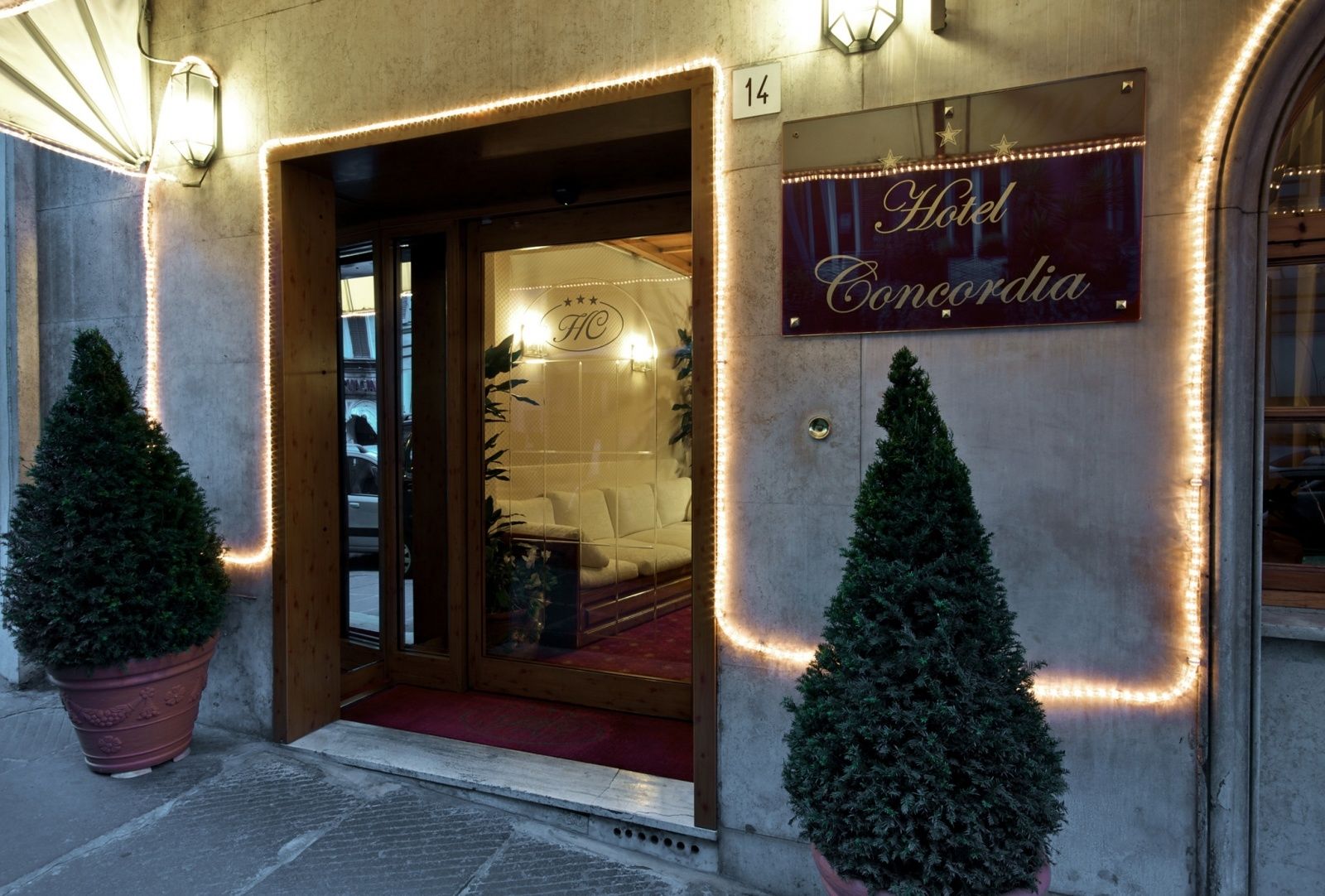 Hotel Concordia Róma Kültér fotó
